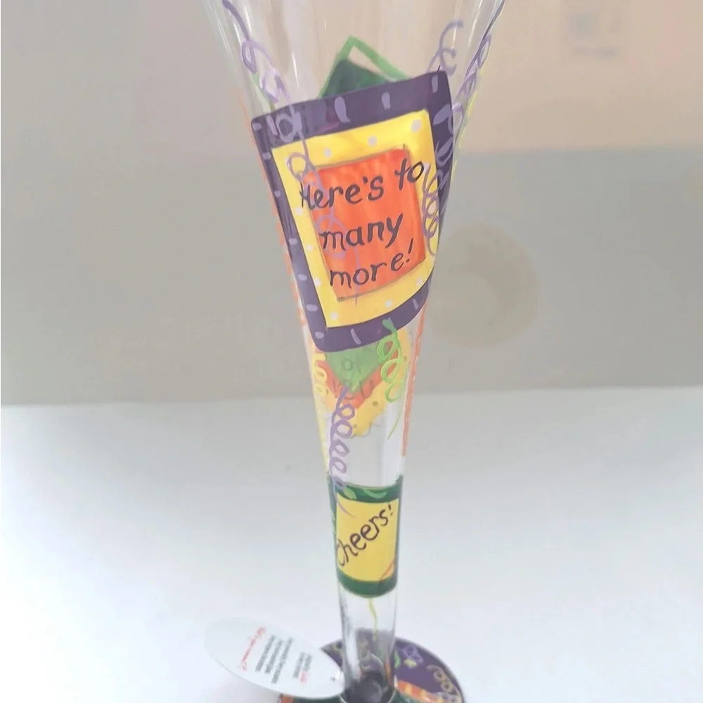 Lolita Retired Wedding Anniversary Celebration Champagne 🥂 Glass